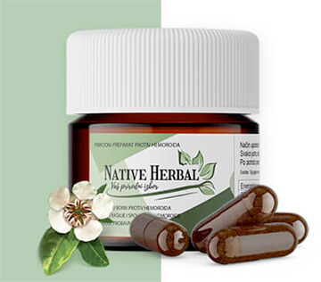 hative herbal kompozicija zeleno belo